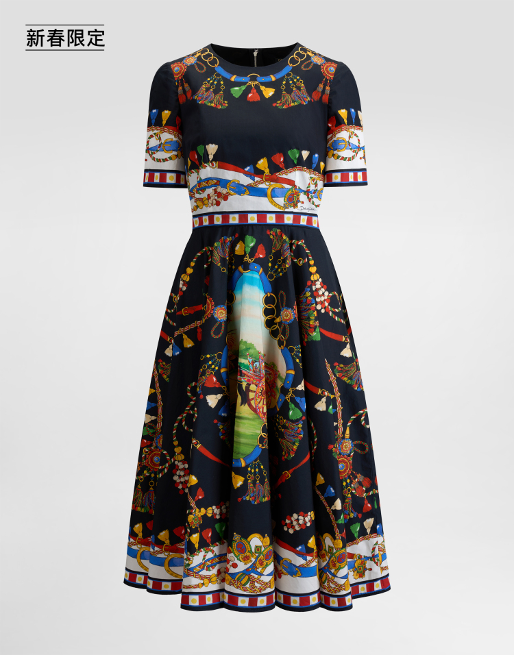 【新春限定】印花府绸连衣裙