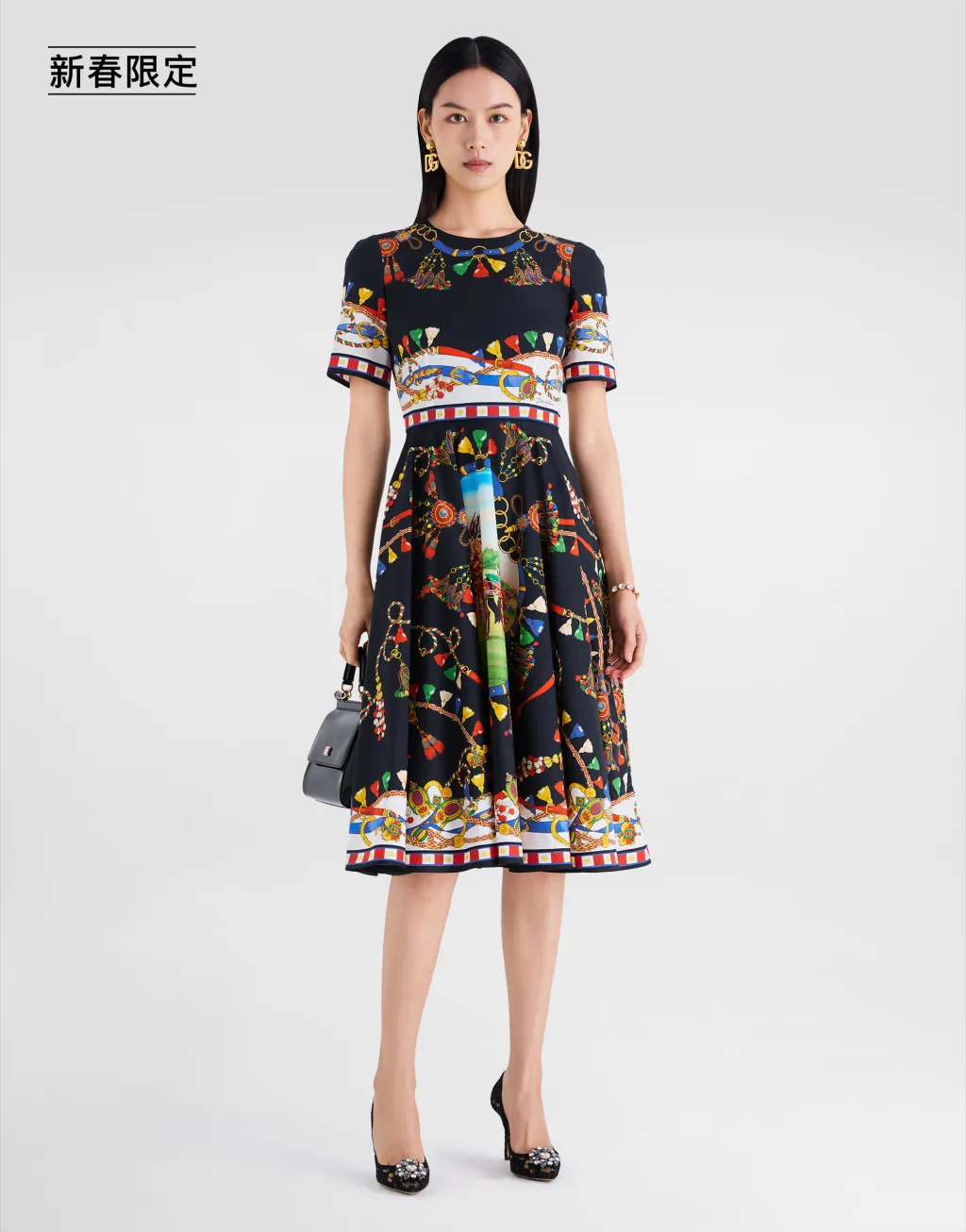 【新春限定】印花府绸连衣裙