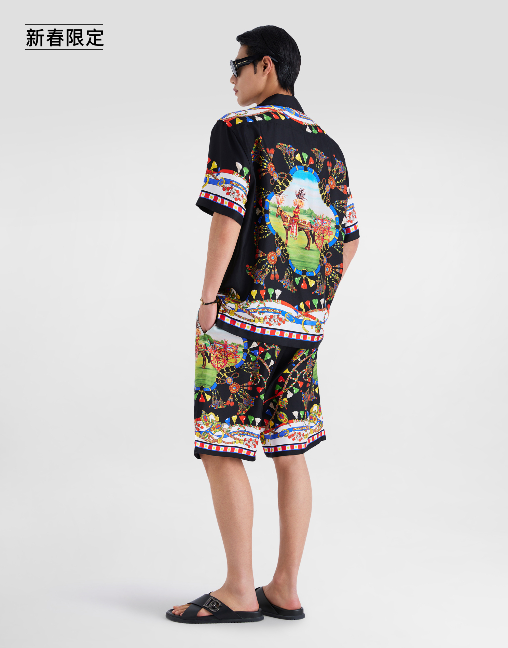 【新春限定】Vanity 印花真丝斜纹百慕大短裤3