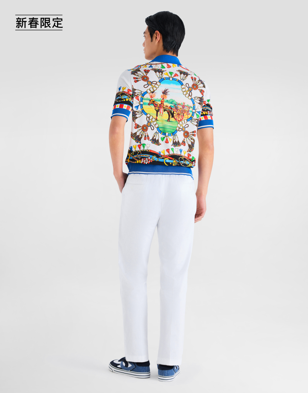 【新春限定】印花真丝Polo衫3