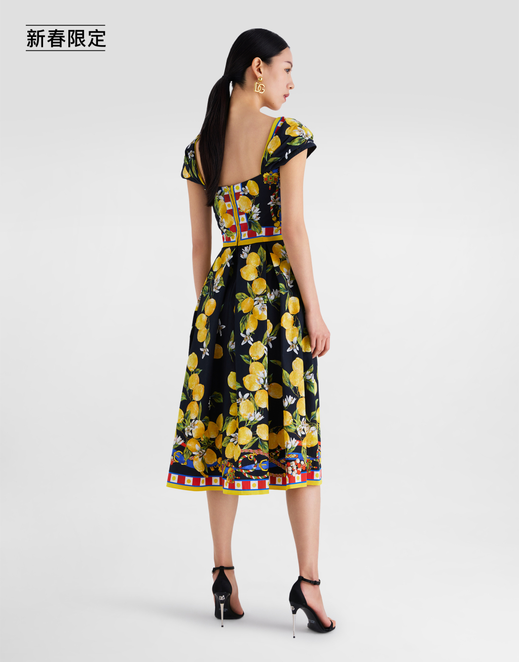 【新春限定】印花府绸连衣裙3