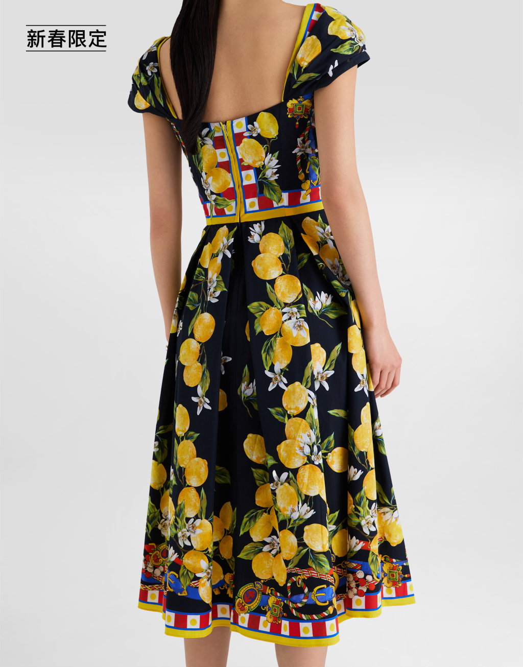 【新春限定】印花府绸连衣裙5