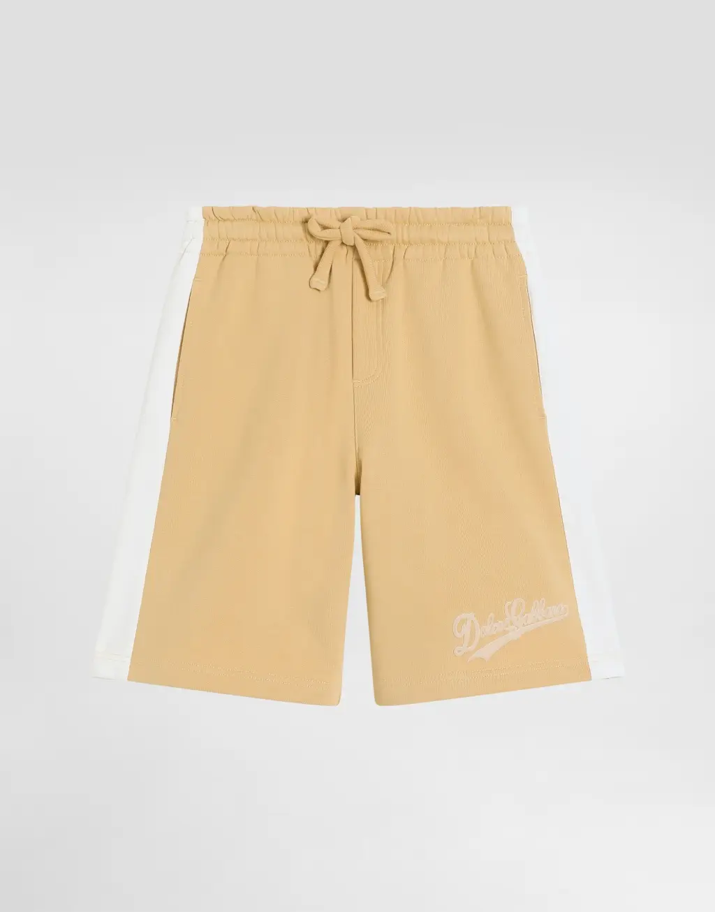 印花抓绒百慕大短裤