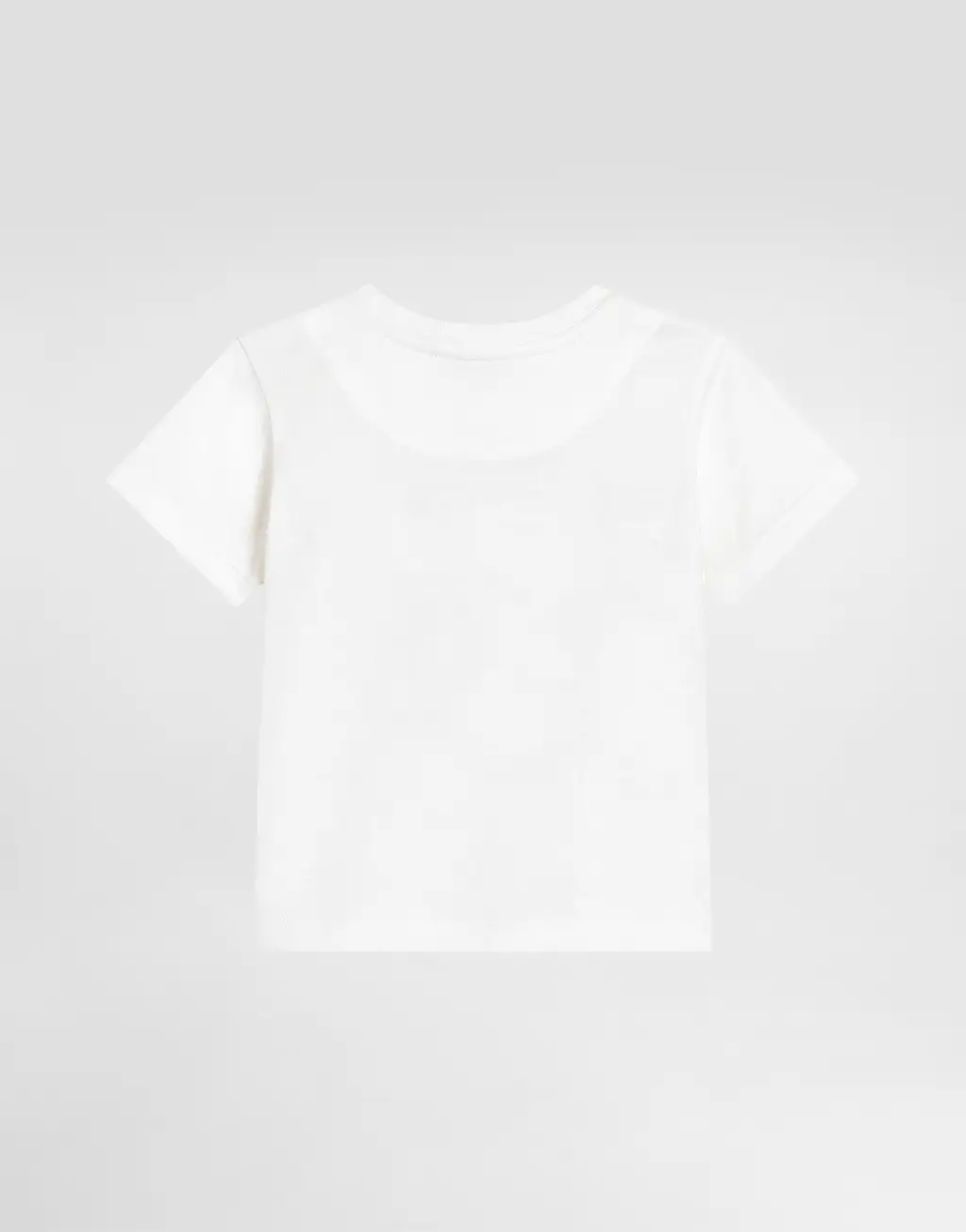 豹纹印花配DG徽标弹力棉T恤