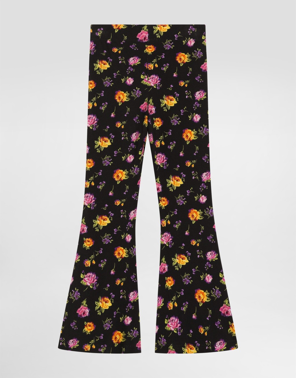 小花印花弹力棉长裤2