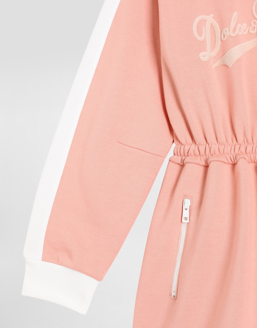 印花抓绒连衣裙4