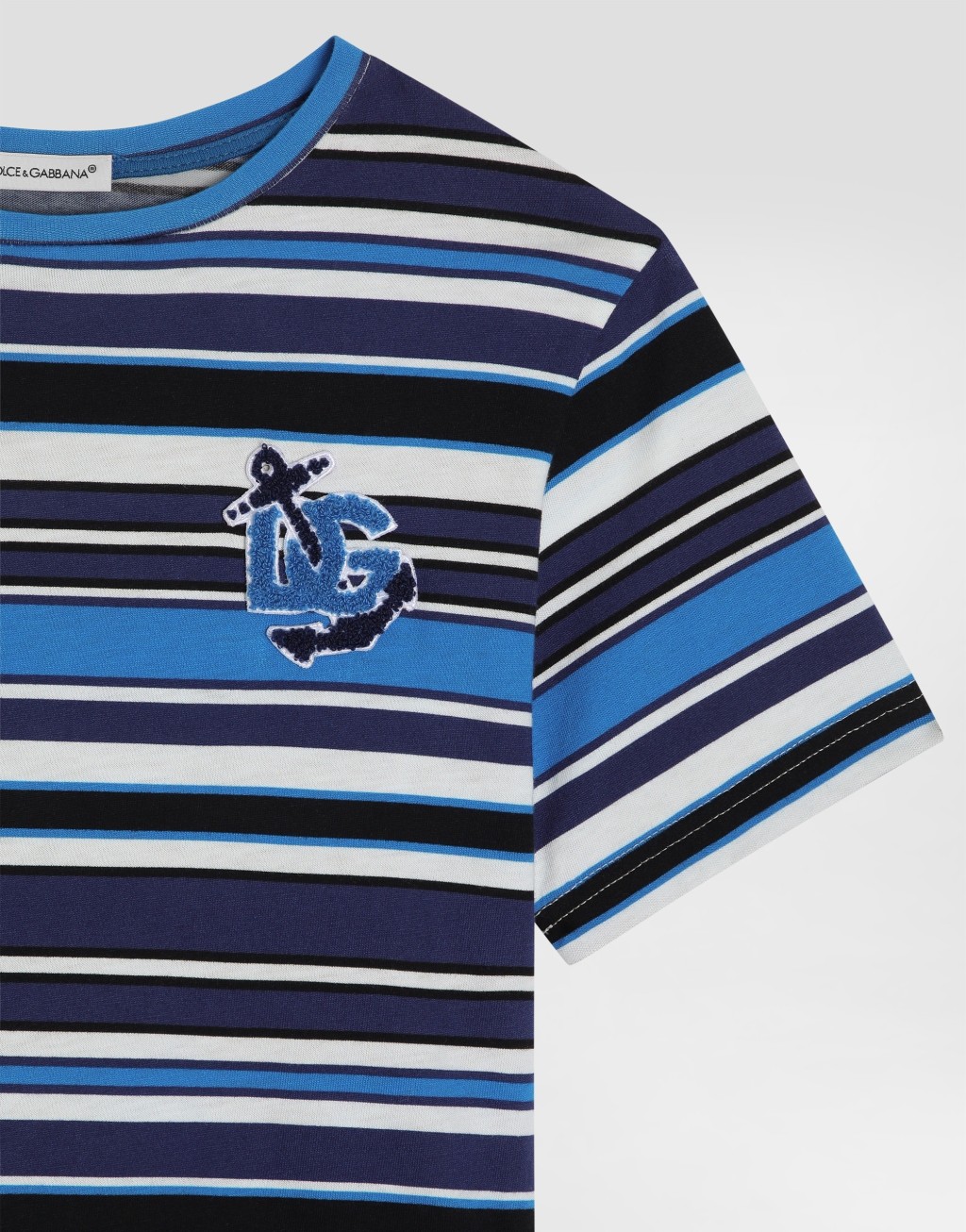 条纹弹力棉T恤3