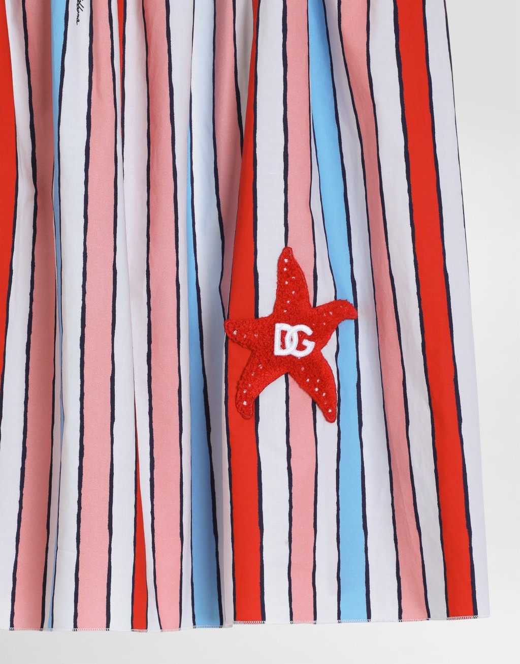 条纹府绸连衣裙4