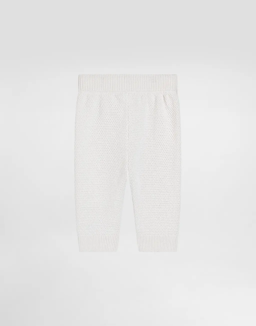 芝麻点针织长裤