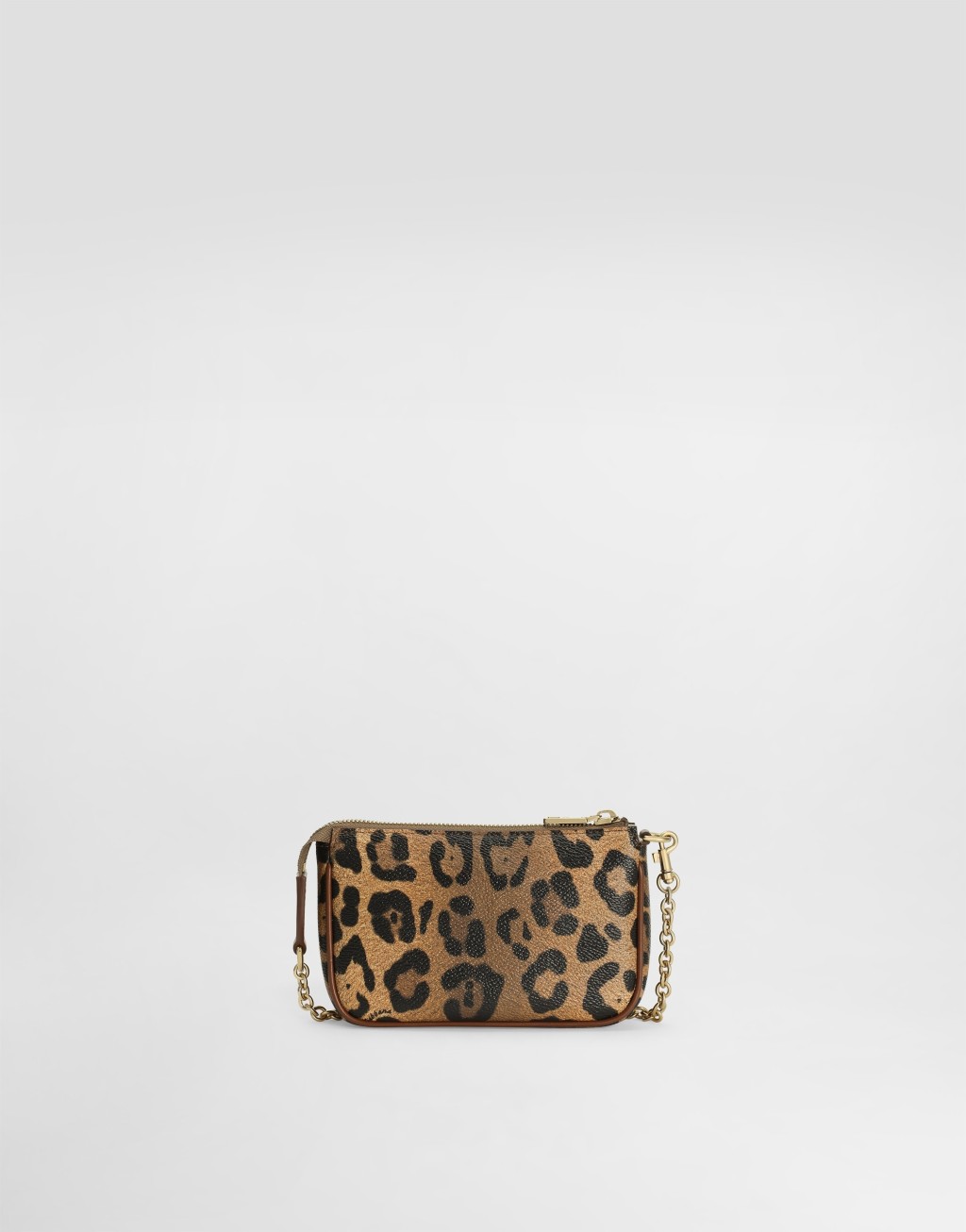 DG Candy豹纹印花小牛皮斜挎包3