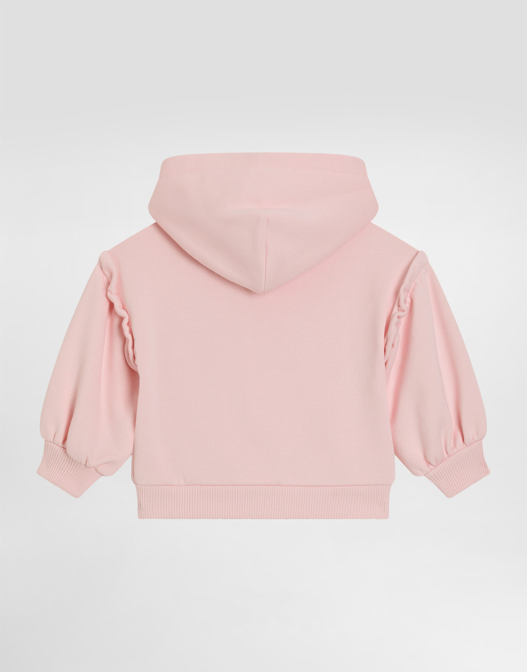 豹纹印花配蝴蝶结连帽卫衣2