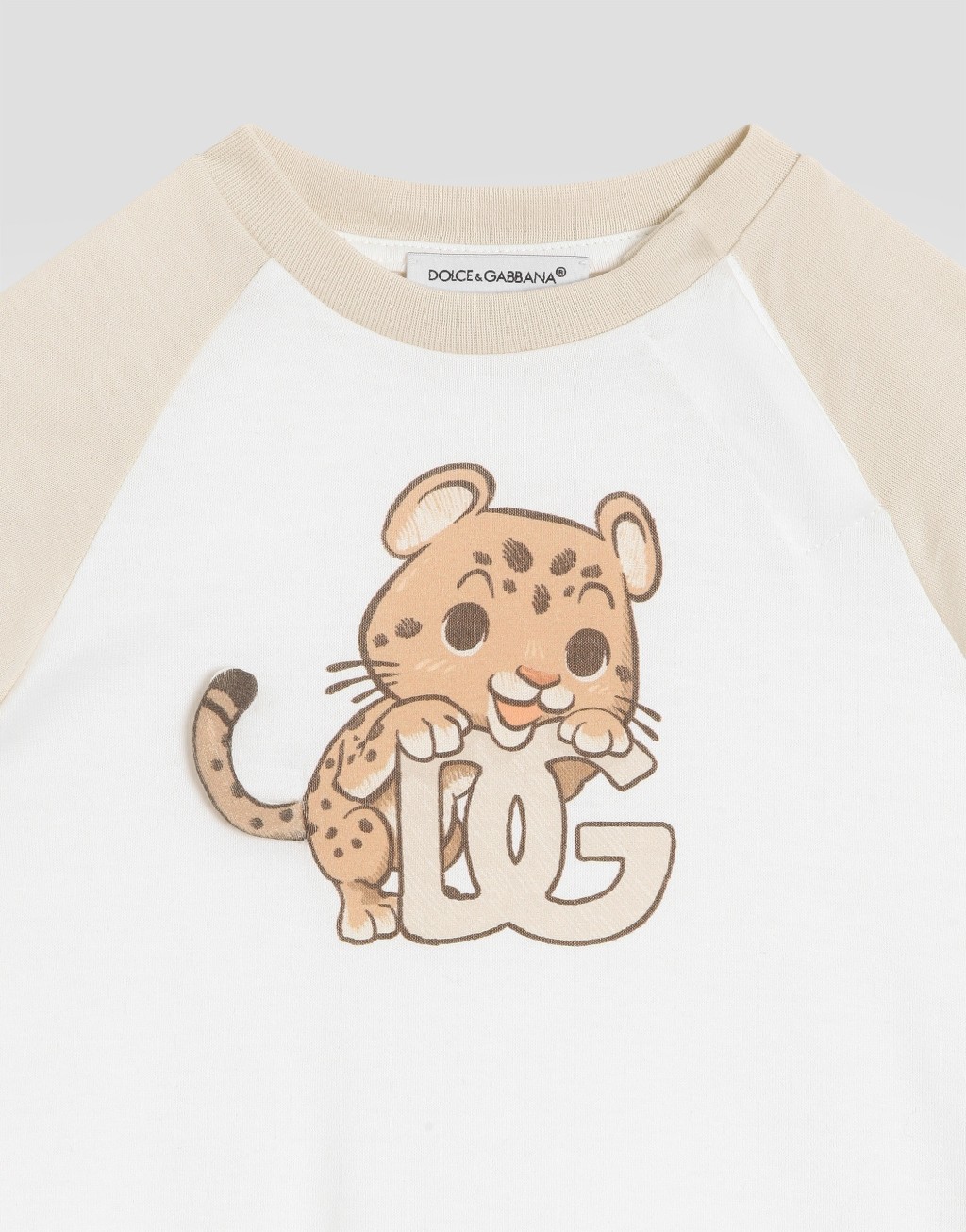 豹纹印花弹力棉T恤4