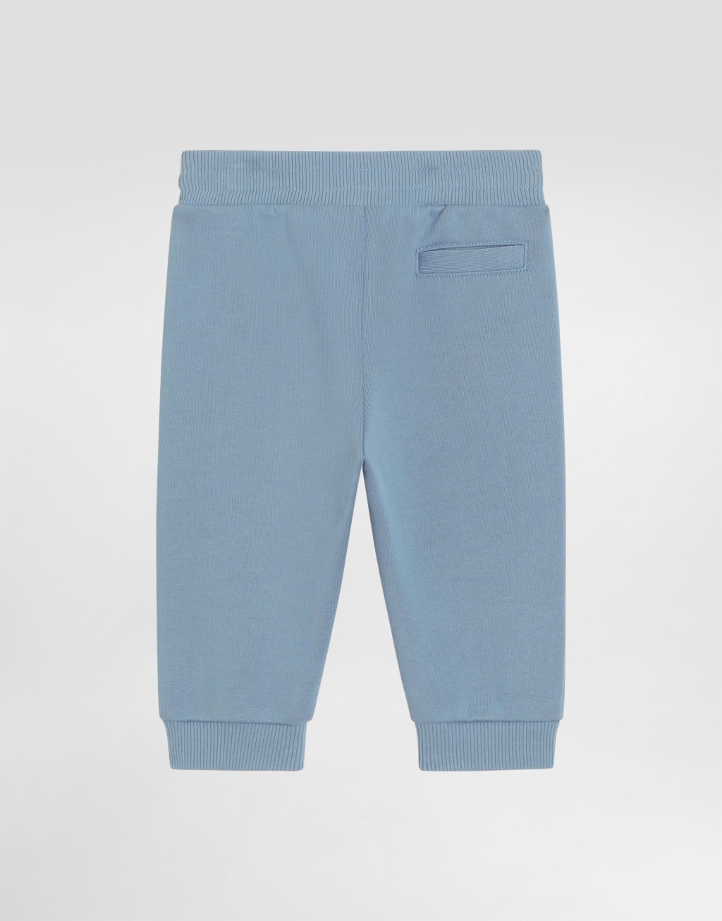 豹纹印花配DG徽标抓绒长裤2