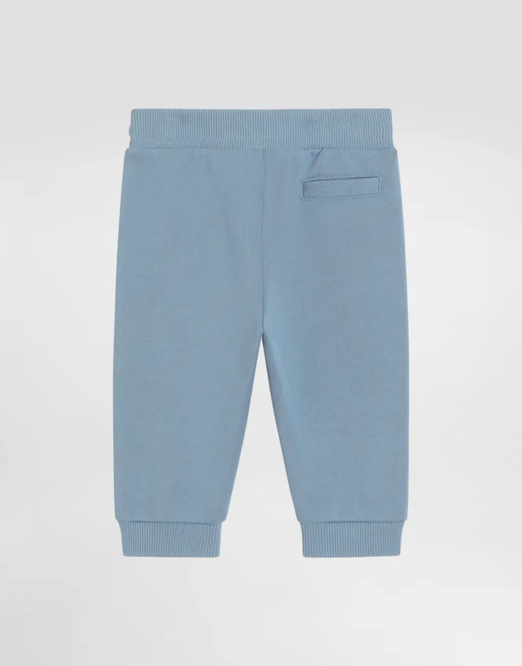 豹纹印花配DG徽标抓绒长裤