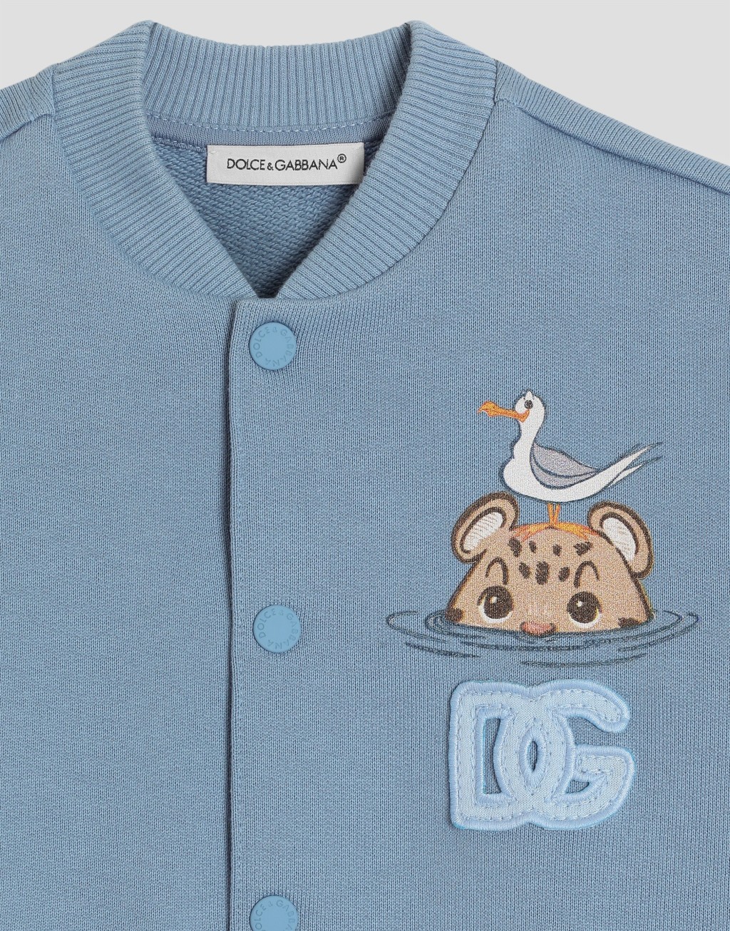 豹纹印花配DG徽标卫衣4