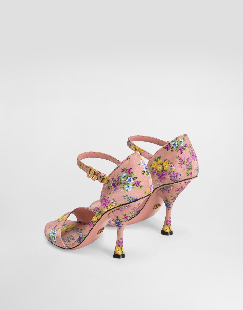 Keira 小碎花缎布凉鞋3