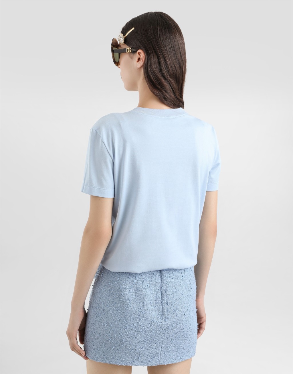 刺绣平纹针织 T 恤5