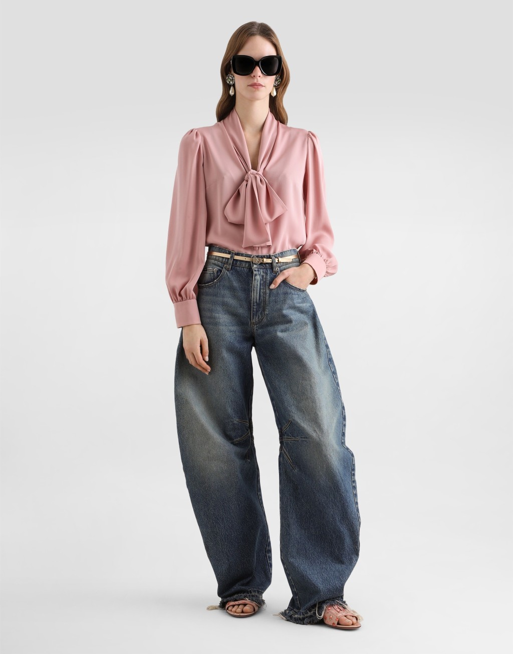 弹力素绉缎衬衫2