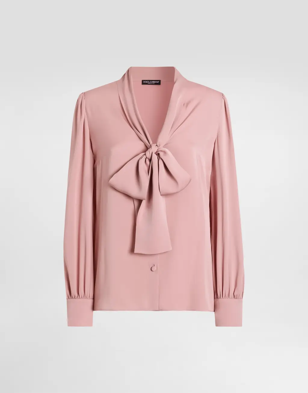 弹力素绉缎衬衫