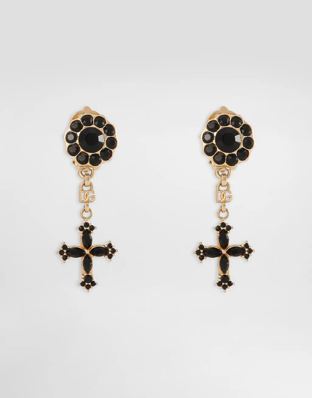 十字架坠饰耳环