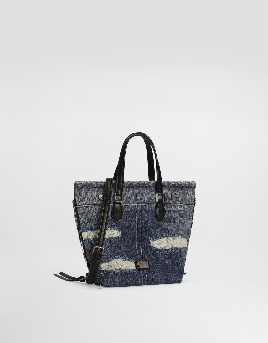 Atene牛仔拼布购物袋3