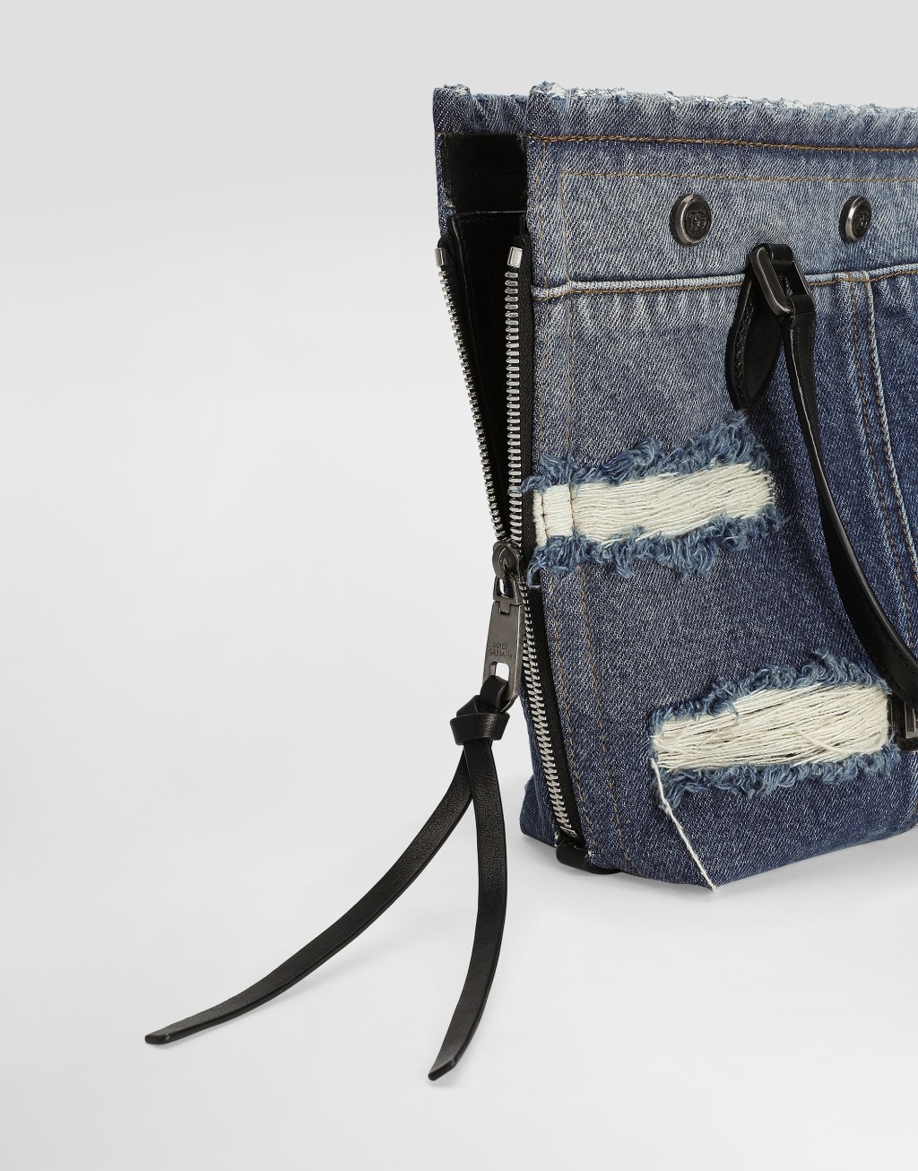 Atene牛仔拼布购物袋6