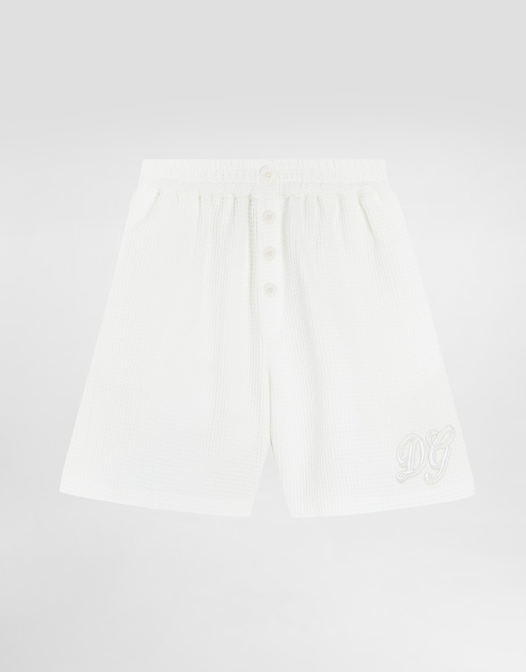 棉华夫格百慕大短裤1