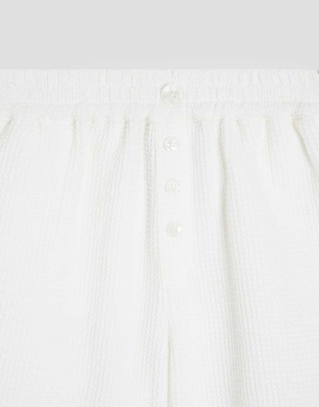 棉华夫格百慕大短裤5