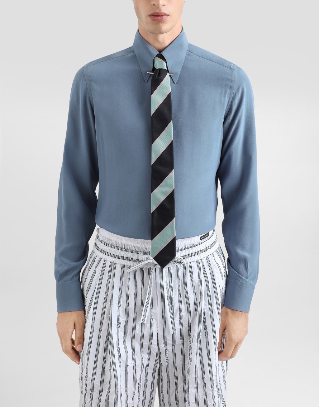 马天尼图案提花领带2