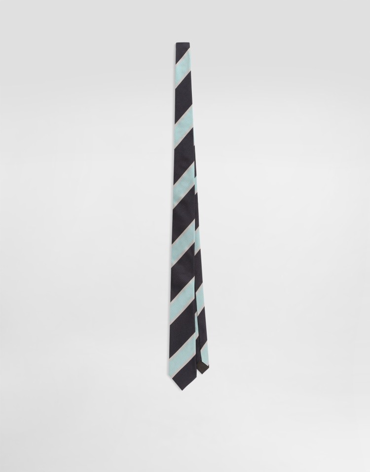 马天尼图案提花领带