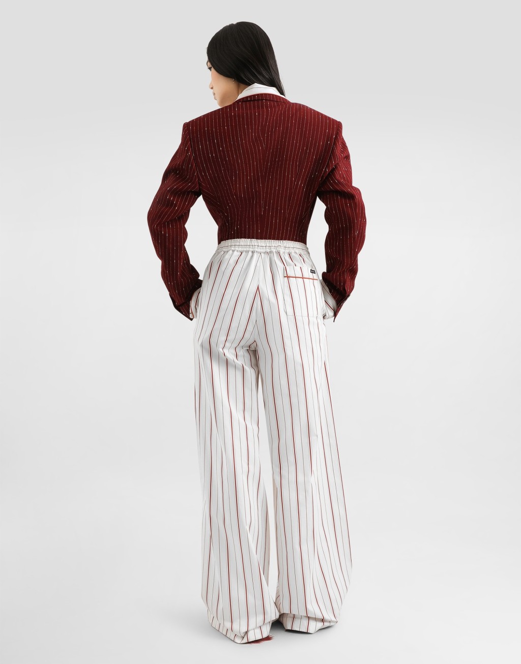 双排扣细条纹塔奥尔米纳夹克3