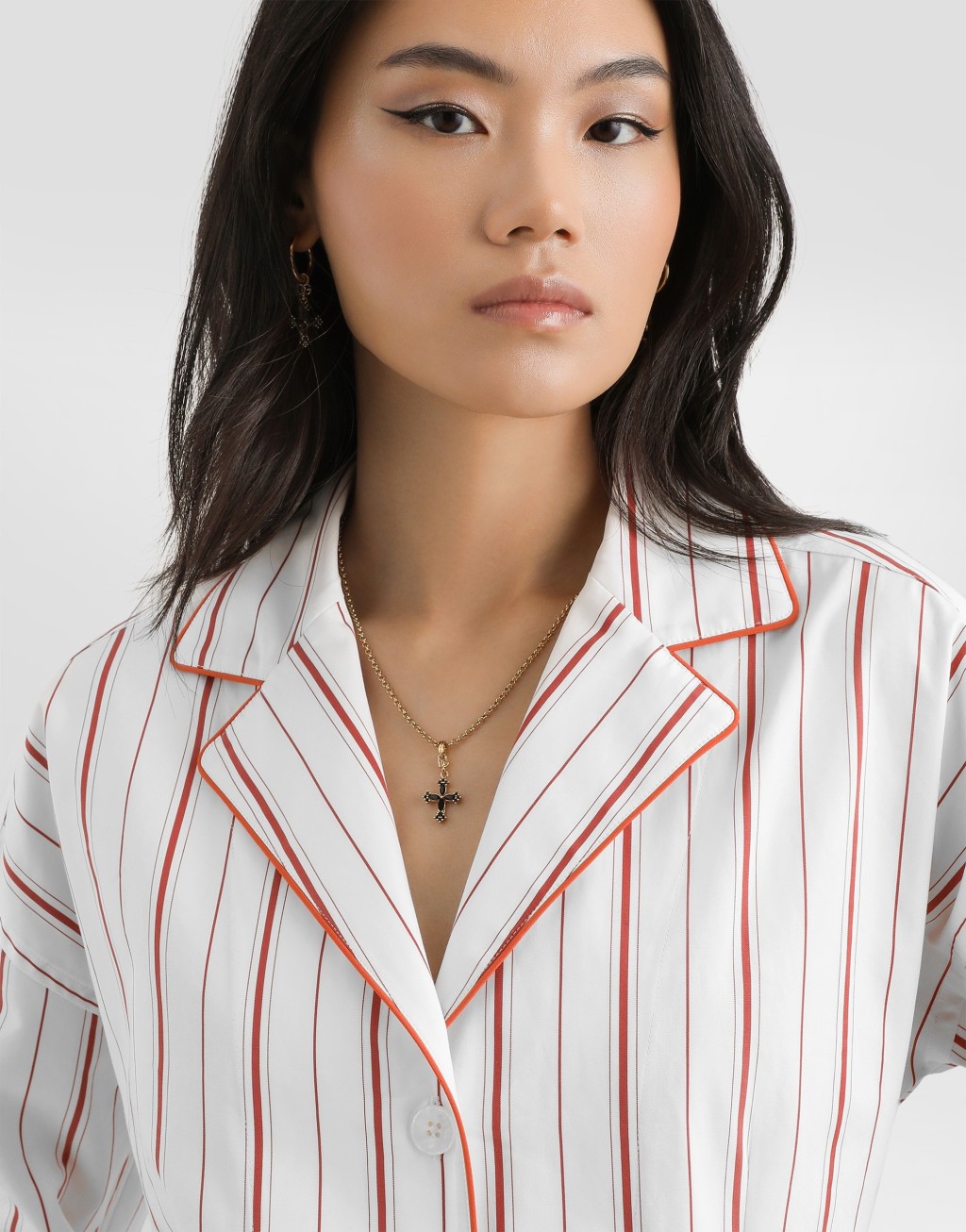 条纹府绸衬衫5
