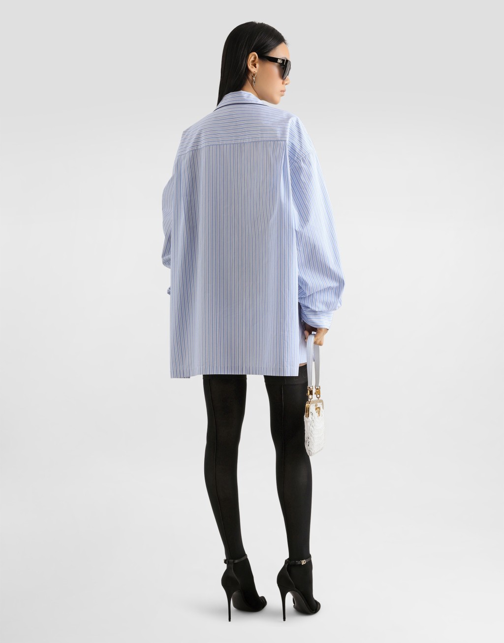 玫瑰花卉印花雪纺上衣3