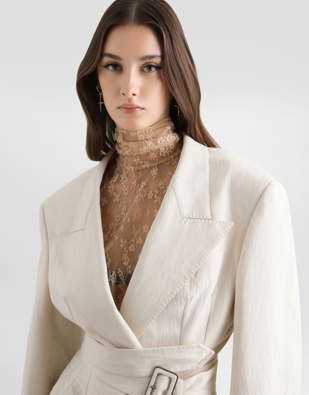 质感粗犷帆布 Taormina 单排扣外套5