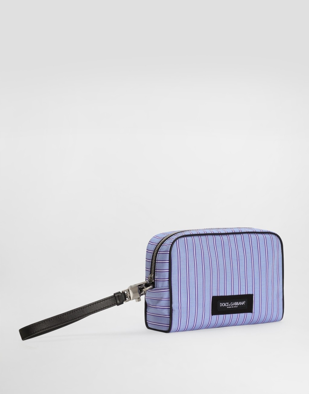 小牛皮与条纹府绸手袋3