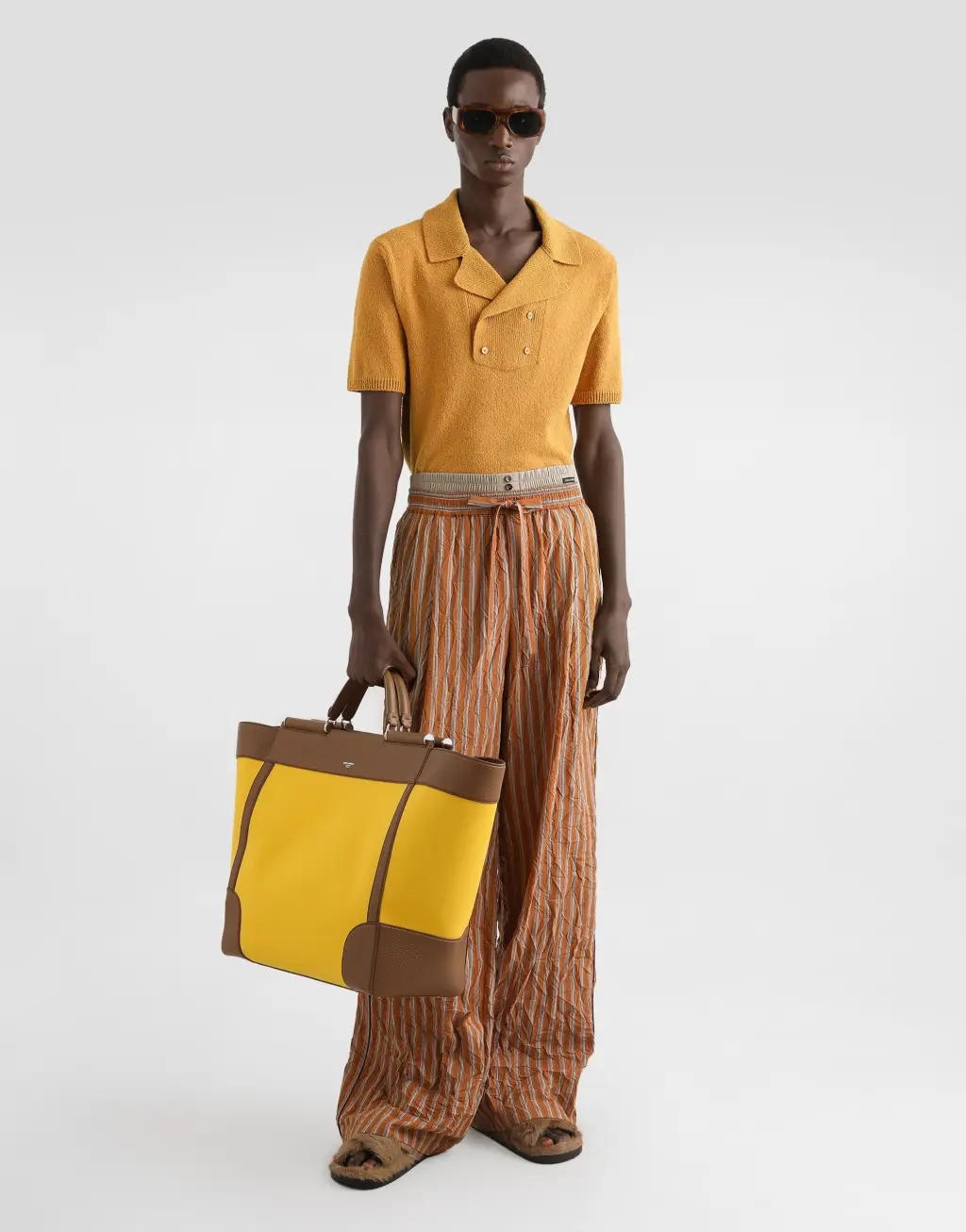 Sicily 帆布与皮革手袋