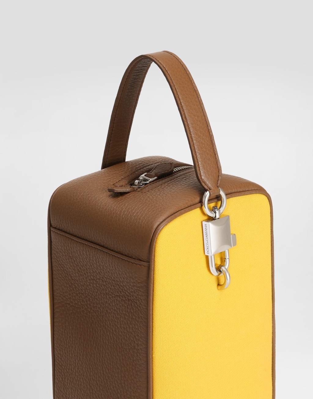 Lock帆布与小牛皮手袋6