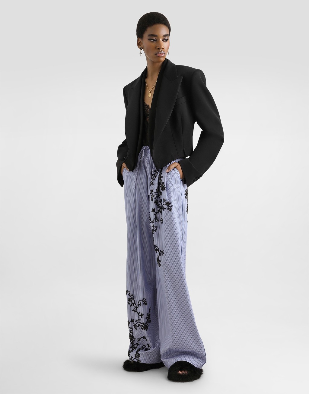 Sicilia 羊毛华达呢双排扣夹克2