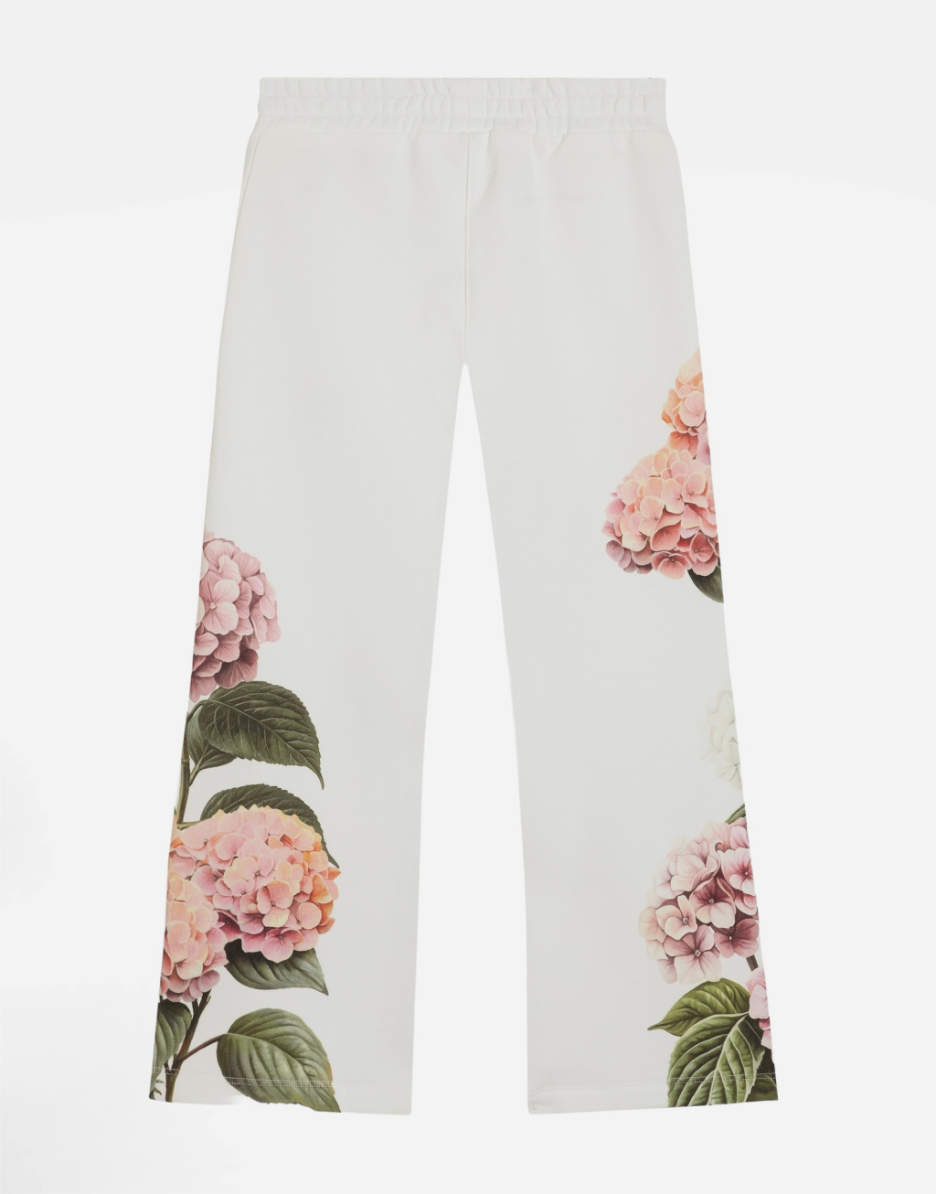 绣球花印花平纹针织裤（带贴片）2