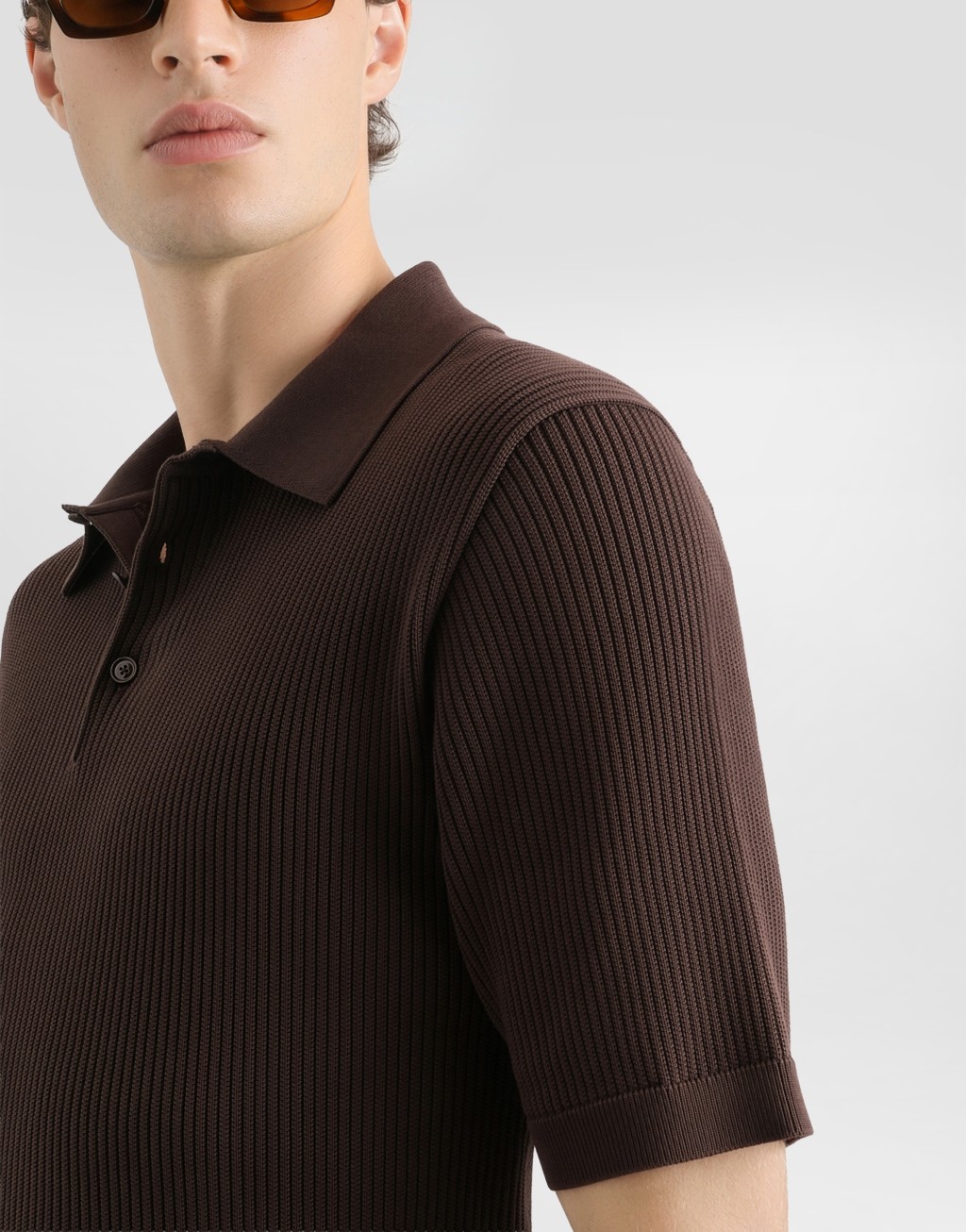 微细罗纹棉质Polo衫4