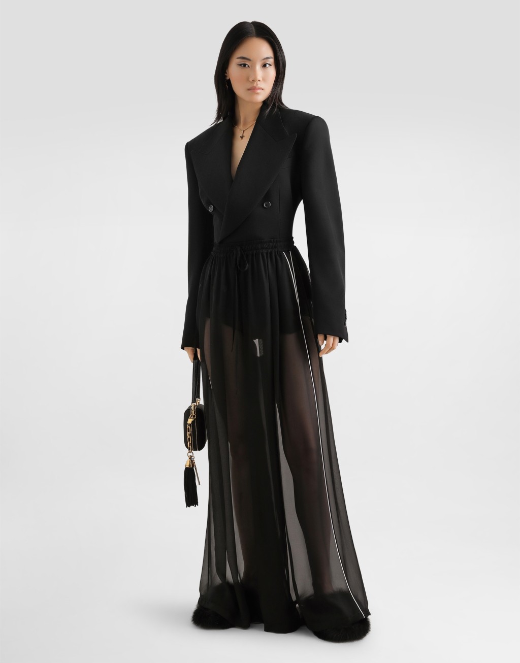 羊毛华达呢双排扣夹克2