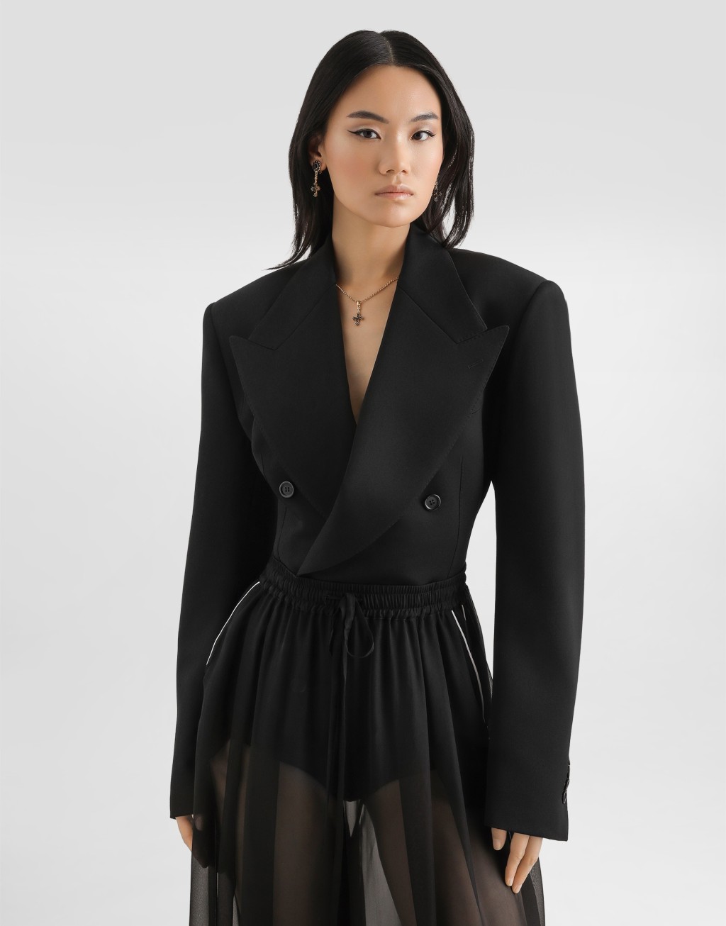 羊毛华达呢双排扣夹克4