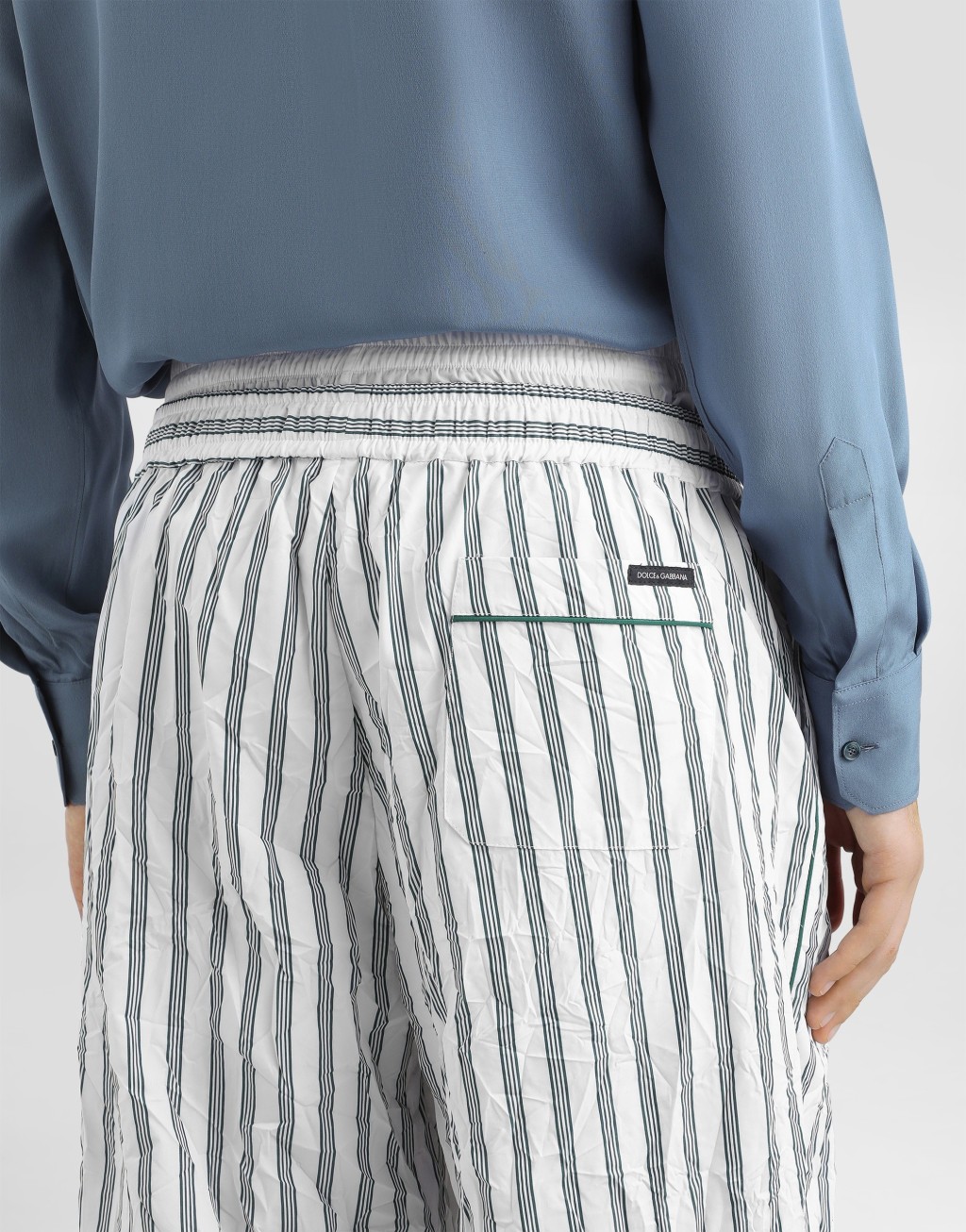 皱褶条纹府绸 Vanity 长裤6