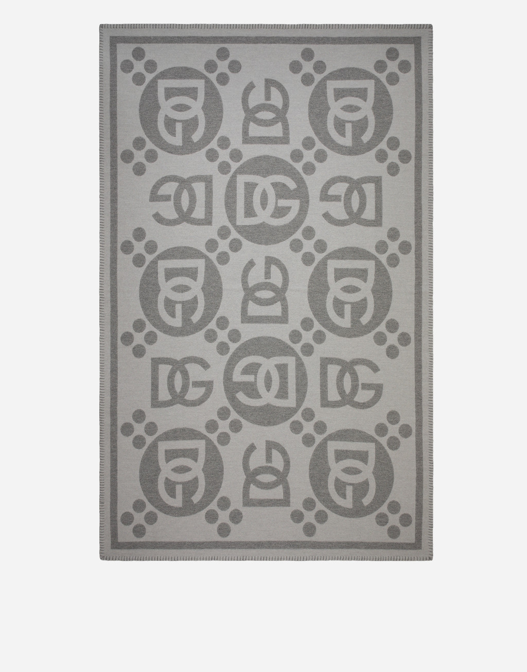 羊毛与羊驼毛提花盖毯1