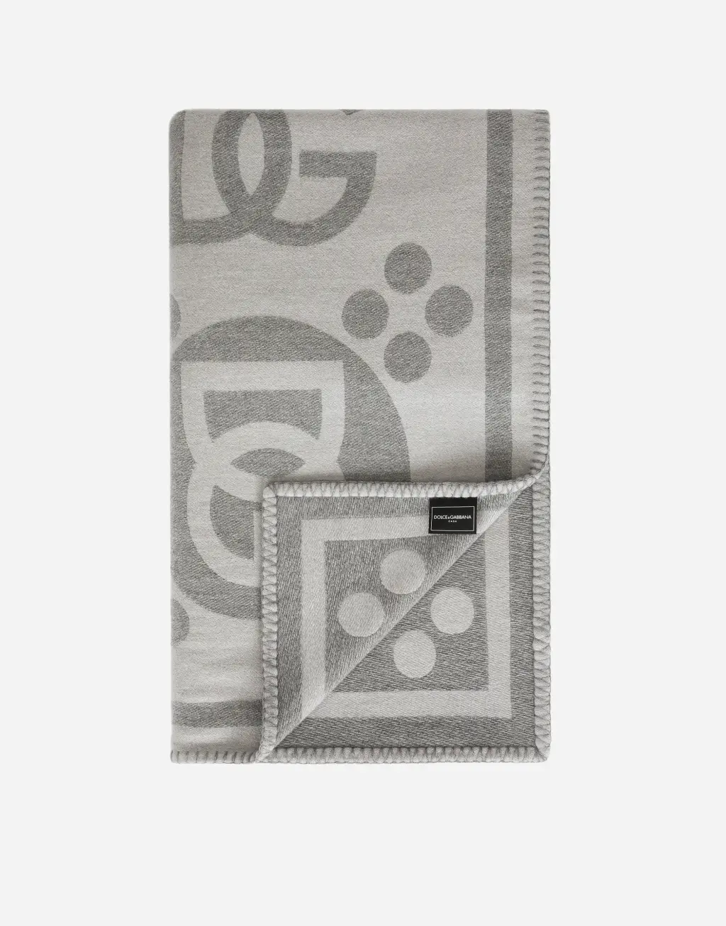 羊毛与羊驼毛提花盖毯