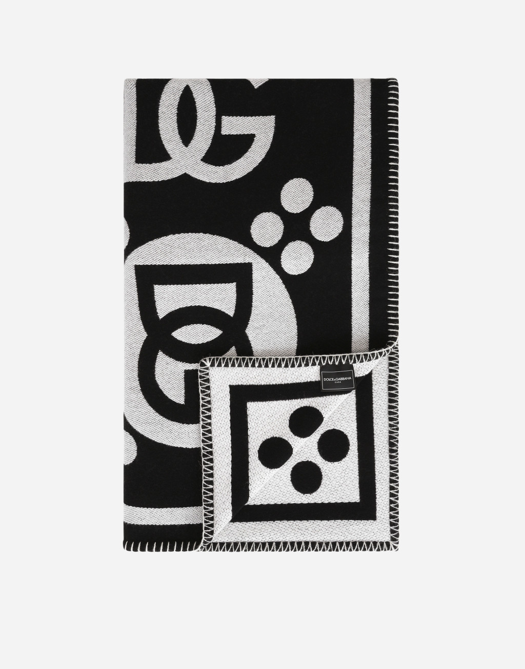 羊毛与羊驼毛提花盖毯2