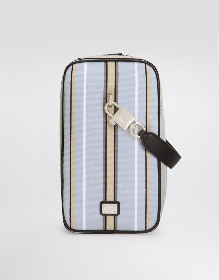 锁扣提花织物手袋