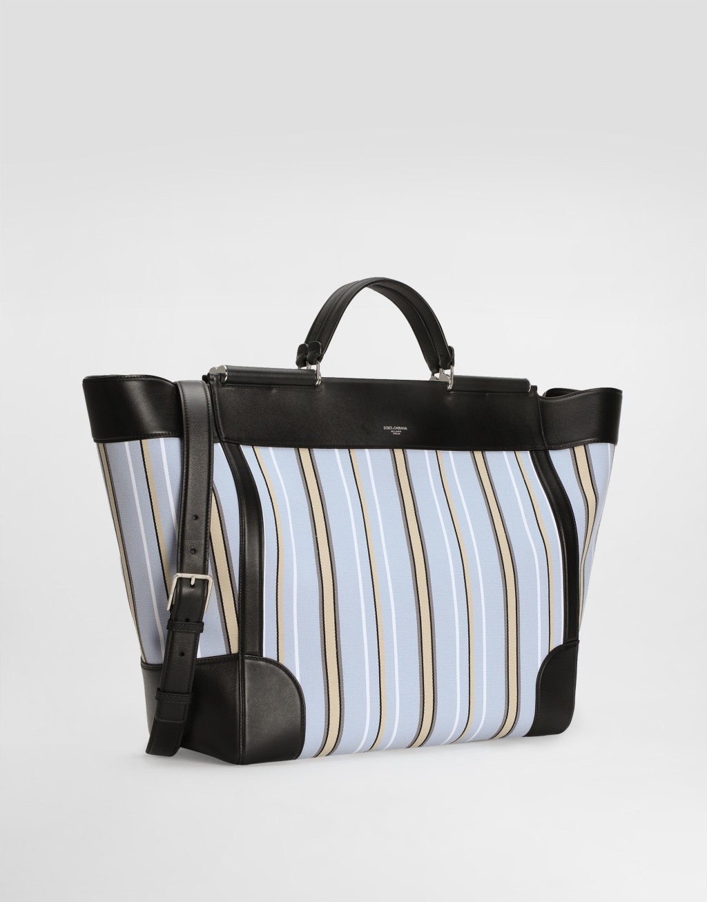 Sicily 条纹提花手袋3