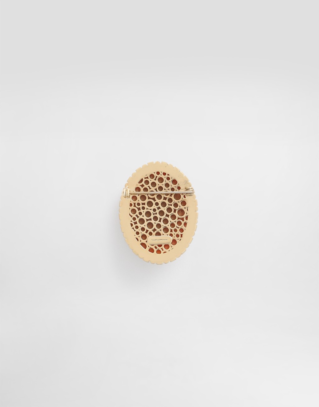 椭圆形浮雕胸针3