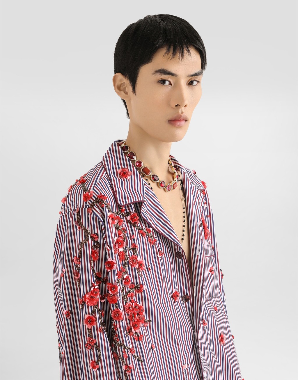 Vanity 刺绣衬衫4